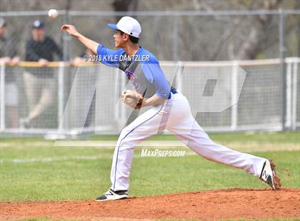 Thumbnail 1 in McKinney Christian Academy vs Calvary Christian Academy (Dallas Lutheran Wood Bat Classic) photogallery.