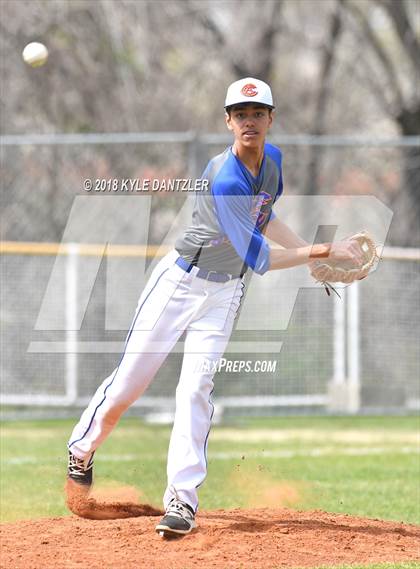 Thumbnail 2 in McKinney Christian Academy vs Calvary Christian Academy (Dallas Lutheran Wood Bat Classic) photogallery.