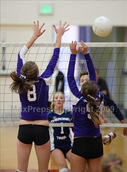 Thumbnail 3 in Cherokee Trail vs. Middle Park (Eaglecrest Invitational) photogallery.