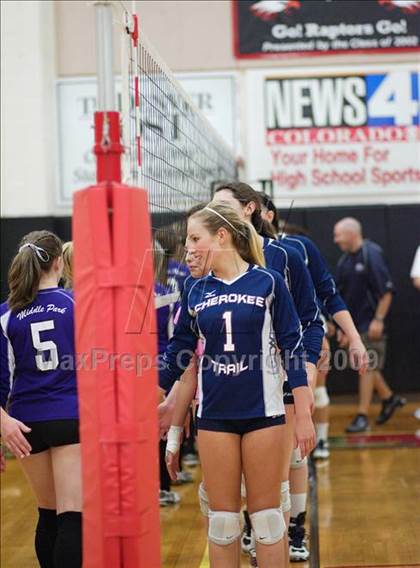 Thumbnail 1 in Cherokee Trail vs. Middle Park (Eaglecrest Invitational) photogallery.
