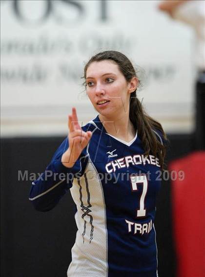Thumbnail 3 in Cherokee Trail vs. Middle Park (Eaglecrest Invitational) photogallery.