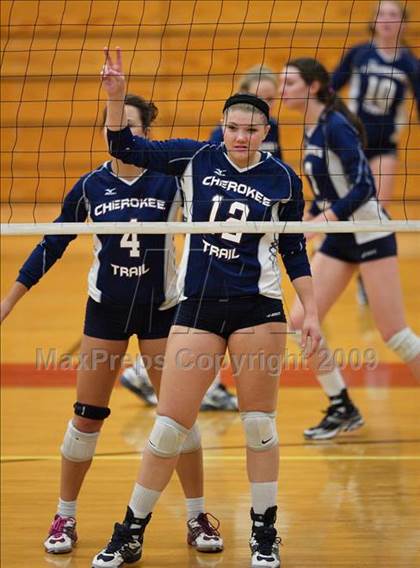 Thumbnail 3 in Cherokee Trail vs. Middle Park (Eaglecrest Invitational) photogallery.