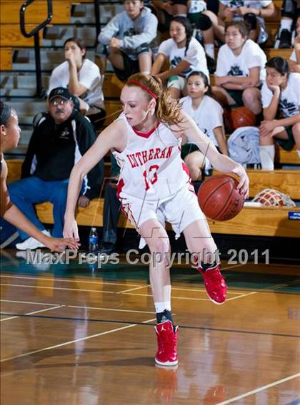 Thumbnail 2 in Bishop Montgomery vs Orange Lutheran (Santa Barbara Tournament of Champions) photogallery.