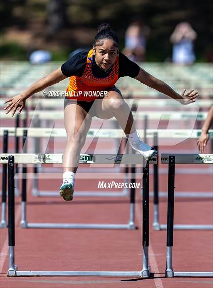 Thumbnail 3 in Benson Invitational (Girls 110M Hurdle) photogallery.