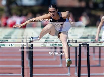 Thumbnail 3 in Benson Invitational (Girls 110M Hurdle) photogallery.
