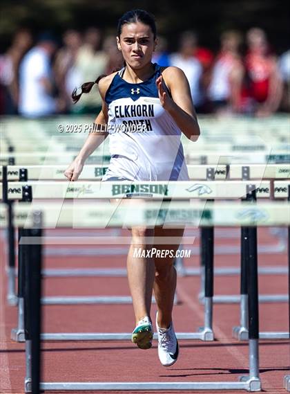 Thumbnail 3 in Benson Invitational (Girls 110M Hurdle) photogallery.