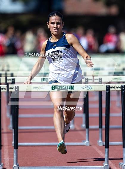 Thumbnail 3 in Benson Invitational (Girls 110M Hurdle) photogallery.