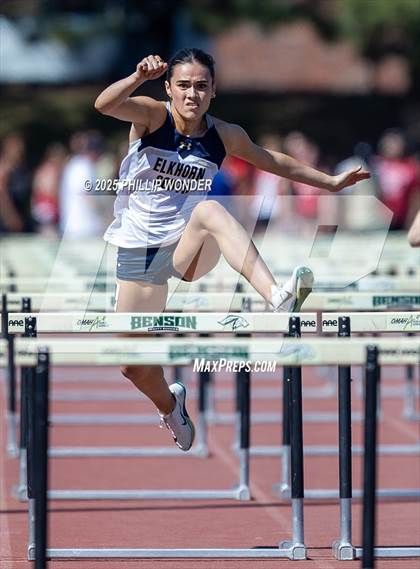 Thumbnail 1 in Benson Invitational (Girls 110M Hurdle) photogallery.