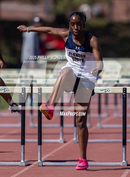 Thumbnail 1 in Benson Invitational (Girls 110M Hurdle) photogallery.