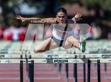 Thumbnail 2 in Benson Invitational (Girls 110M Hurdle) photogallery.