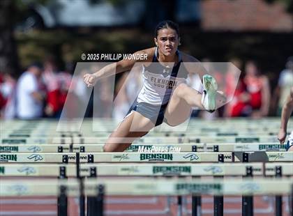 Thumbnail 3 in Benson Invitational (Girls 110M Hurdle) photogallery.
