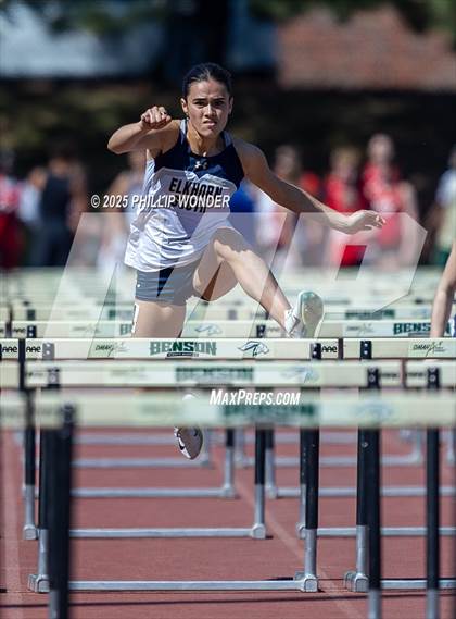 Thumbnail 2 in Benson Invitational (Girls 110M Hurdle) photogallery.