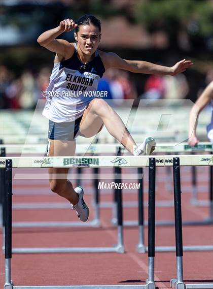 Thumbnail 2 in Benson Invitational (Girls 110M Hurdle) photogallery.