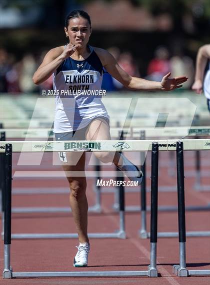 Thumbnail 1 in Benson Invitational (Girls 110M Hurdle) photogallery.