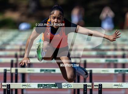 Thumbnail 1 in Benson Invitational (Girls 110M Hurdle) photogallery.