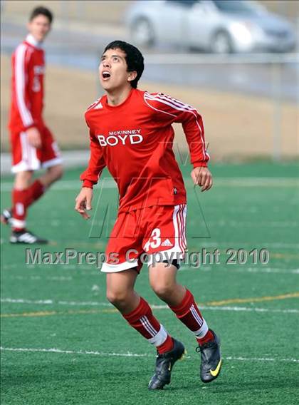 Thumbnail 1 in Poteet vs Boyd (Garland ISD Tournament) photogallery.