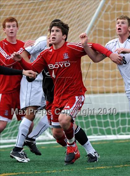 Thumbnail 1 in Poteet vs Boyd (Garland ISD Tournament) photogallery.