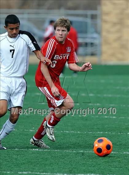 Thumbnail 1 in Poteet vs Boyd (Garland ISD Tournament) photogallery.