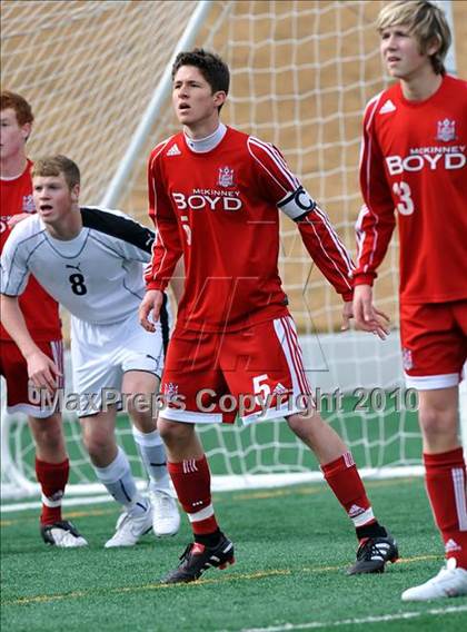 Thumbnail 1 in Poteet vs Boyd (Garland ISD Tournament) photogallery.