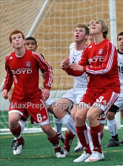 Thumbnail 1 in Poteet vs Boyd (Garland ISD Tournament) photogallery.