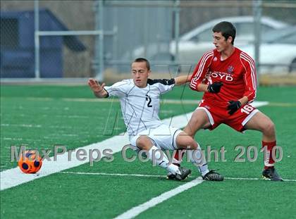 Thumbnail 1 in Poteet vs Boyd (Garland ISD Tournament) photogallery.