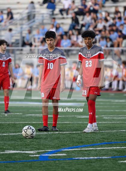Thumbnail 3 in Johnson vs Lee (UIL 6A Region 4 Quarterfinals) photogallery.