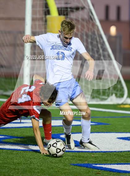 Thumbnail 1 in Johnson vs Lee (UIL 6A Region 4 Quarterfinals) photogallery.