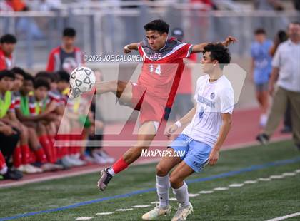Thumbnail 3 in Johnson vs Lee (UIL 6A Region 4 Quarterfinals) photogallery.
