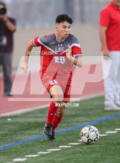 Thumbnail 3 in Johnson vs Lee (UIL 6A Region 4 Quarterfinals) photogallery.