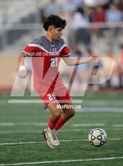 Thumbnail 3 in Johnson vs Lee (UIL 6A Region 4 Quarterfinals) photogallery.