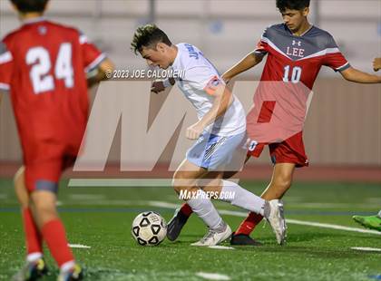 Thumbnail 1 in Johnson vs Lee (UIL 6A Region 4 Quarterfinals) photogallery.