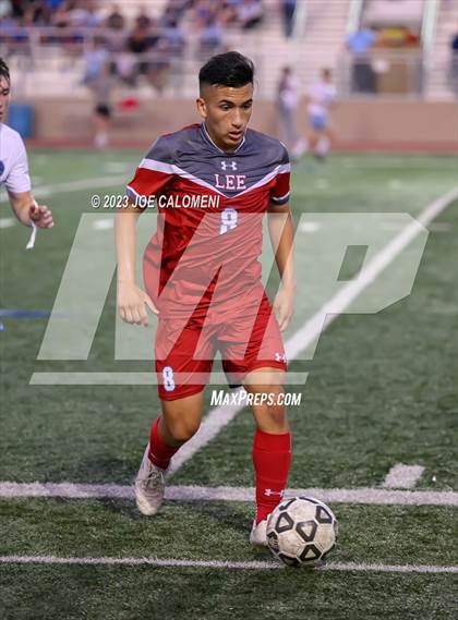 Thumbnail 2 in Johnson vs Lee (UIL 6A Region 4 Quarterfinals) photogallery.