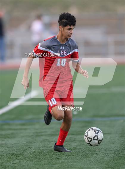 Thumbnail 1 in Johnson vs Lee (UIL 6A Region 4 Quarterfinals) photogallery.