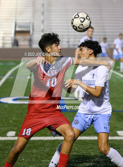 Thumbnail 1 in Johnson vs Lee (UIL 6A Region 4 Quarterfinals) photogallery.