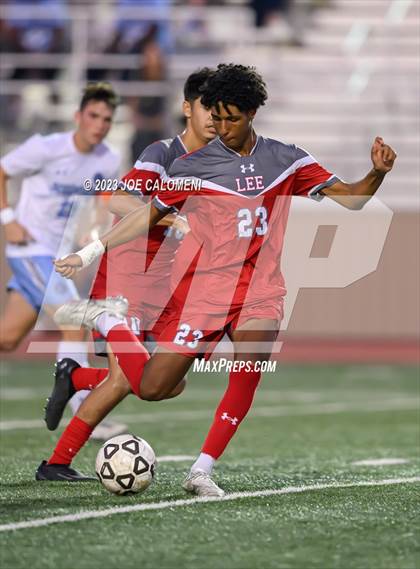 Thumbnail 2 in Johnson vs Lee (UIL 6A Region 4 Quarterfinals) photogallery.