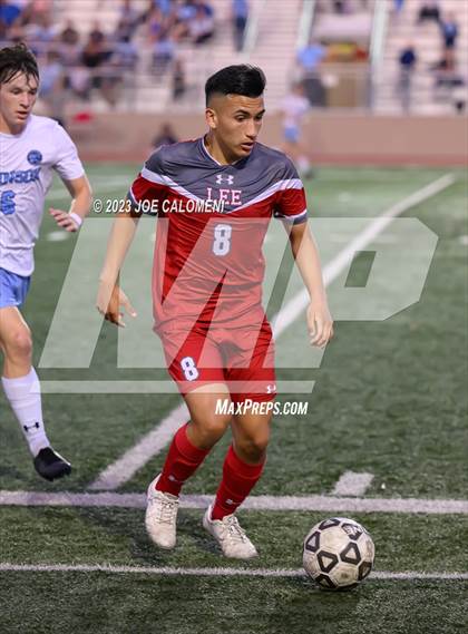 Thumbnail 3 in Johnson vs Lee (UIL 6A Region 4 Quarterfinals) photogallery.