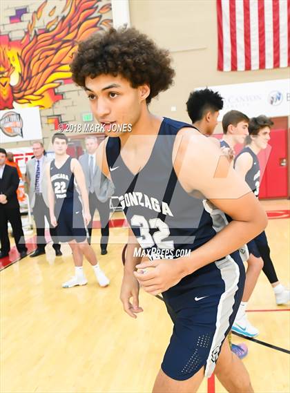 Thumbnail 3 in Bishop Gorman vs. Gonzaga Prep (Hoophall West Tournament) photogallery.