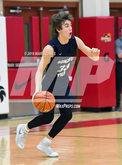 Thumbnail 1 in Bishop Gorman vs. Gonzaga Prep (Hoophall West Tournament) photogallery.