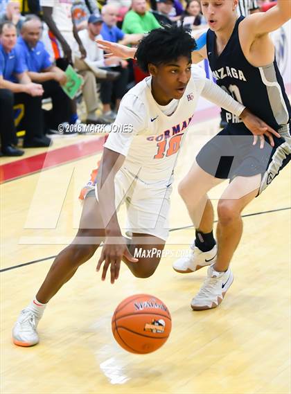 Thumbnail 2 in Bishop Gorman vs. Gonzaga Prep (Hoophall West Tournament) photogallery.