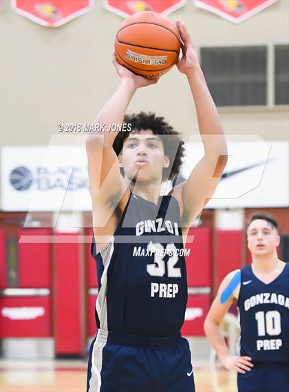 Thumbnail 1 in Bishop Gorman vs. Gonzaga Prep (Hoophall West Tournament) photogallery.