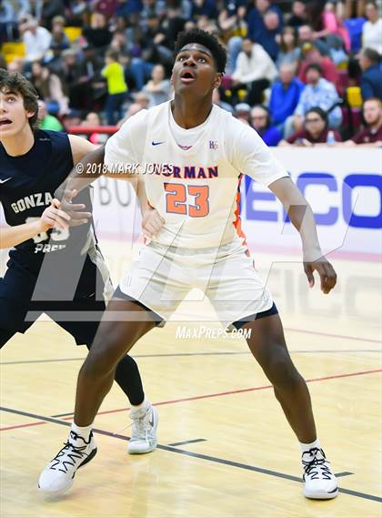 Thumbnail 2 in Bishop Gorman vs. Gonzaga Prep (Hoophall West Tournament) photogallery.