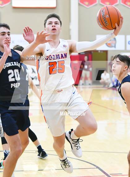 Thumbnail 3 in Bishop Gorman vs. Gonzaga Prep (Hoophall West Tournament) photogallery.