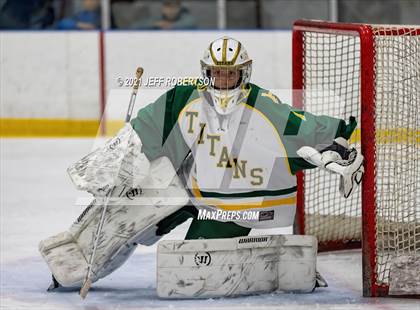 Thumbnail 2 in Hudsonville vs Lumen Christi Catholic (Jenison Invitational)  photogallery.
