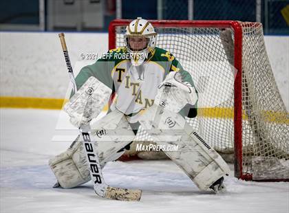 Thumbnail 3 in Hudsonville vs Lumen Christi Catholic (Jenison Invitational)  photogallery.