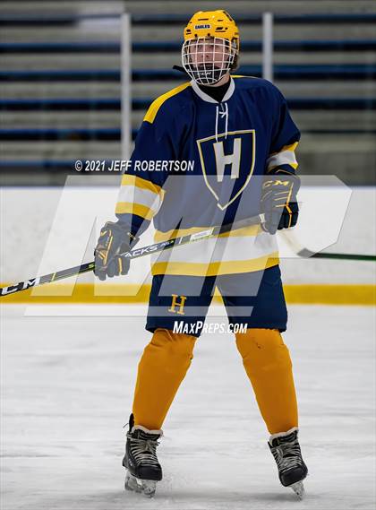 Thumbnail 3 in Hudsonville vs Lumen Christi Catholic (Jenison Invitational)  photogallery.