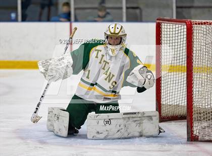 Thumbnail 2 in Hudsonville vs Lumen Christi Catholic (Jenison Invitational)  photogallery.