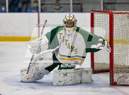 Thumbnail 1 in Hudsonville vs Lumen Christi Catholic (Jenison Invitational)  photogallery.