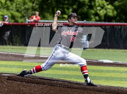 Thumbnail 1 in Highland vs Salem (Class 3A Sectional Semifinals) photogallery.