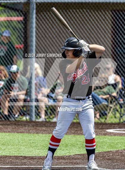 Thumbnail 1 in Highland vs Salem (Class 3A Sectional Semifinals) photogallery.