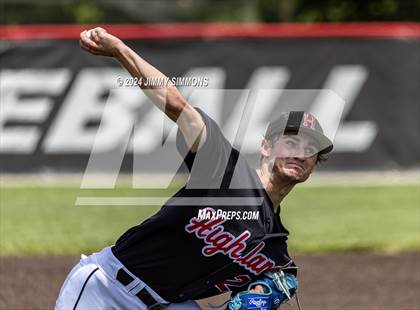 Thumbnail 3 in Highland vs Salem (Class 3A Sectional Semifinals) photogallery.